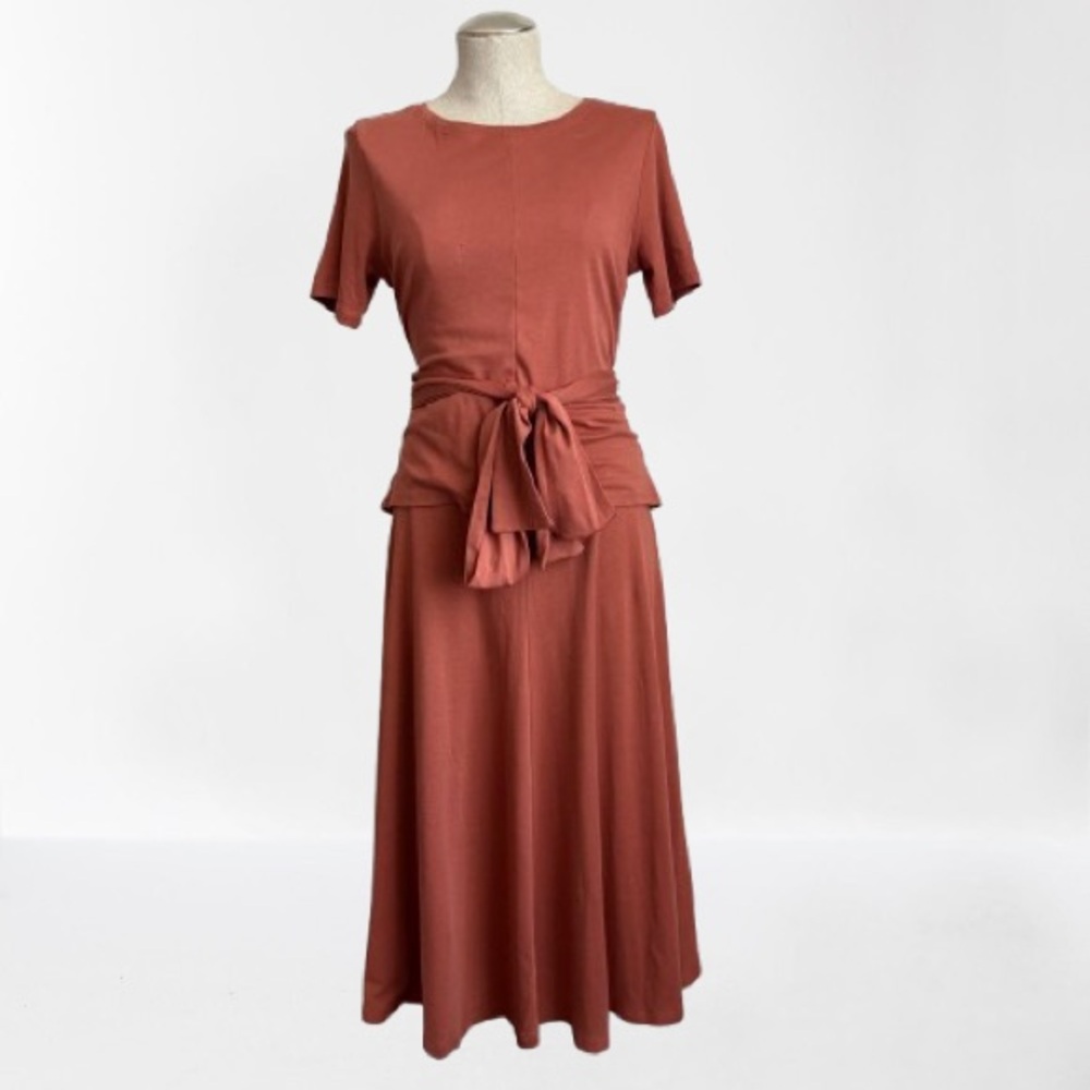 Peruvian Connection Pima Cotton Top and Flare Skirt Set